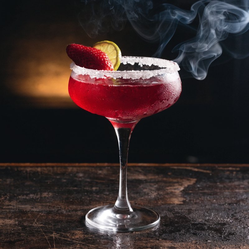 Strawberry Mezcal Margarita