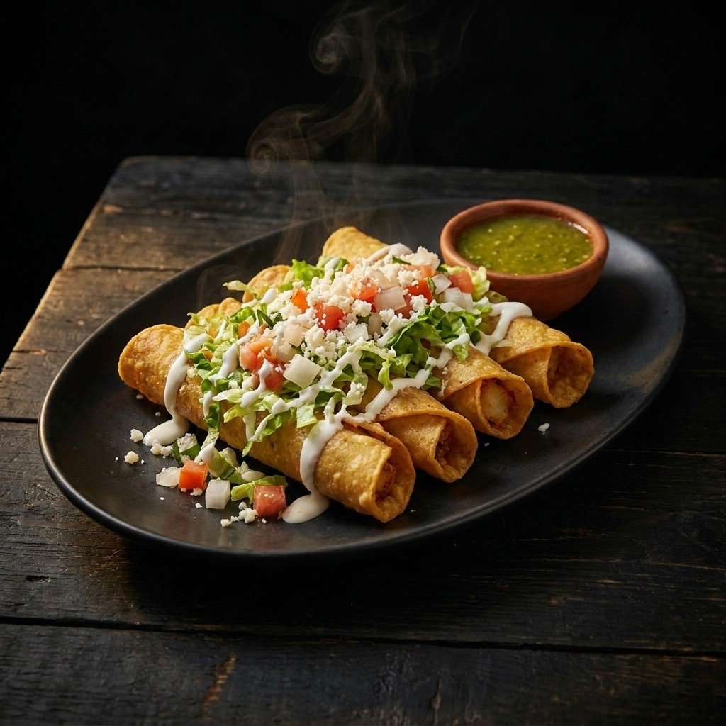 Tacos Dorados de Papa
