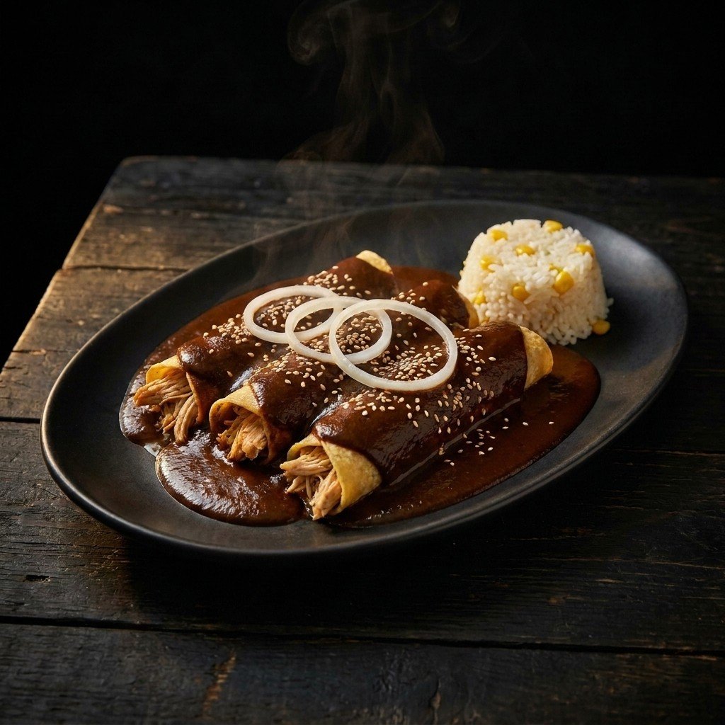 Chicken Enmoladas