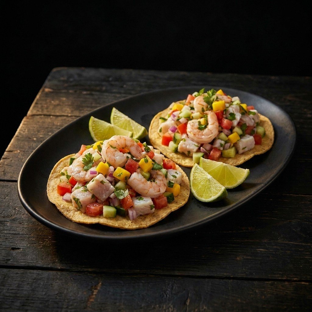 Ceviche Tostadas