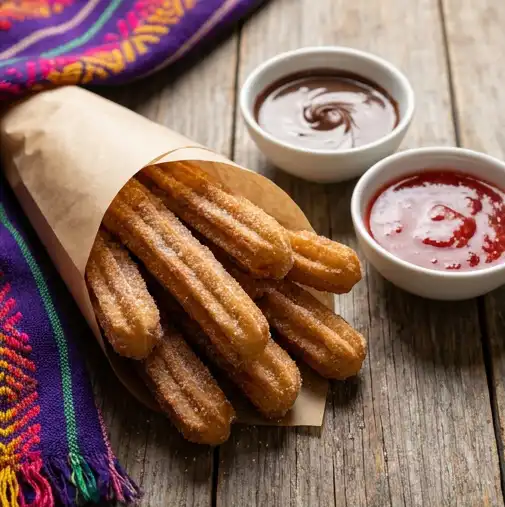 Churros — Chocolate or Strawberry